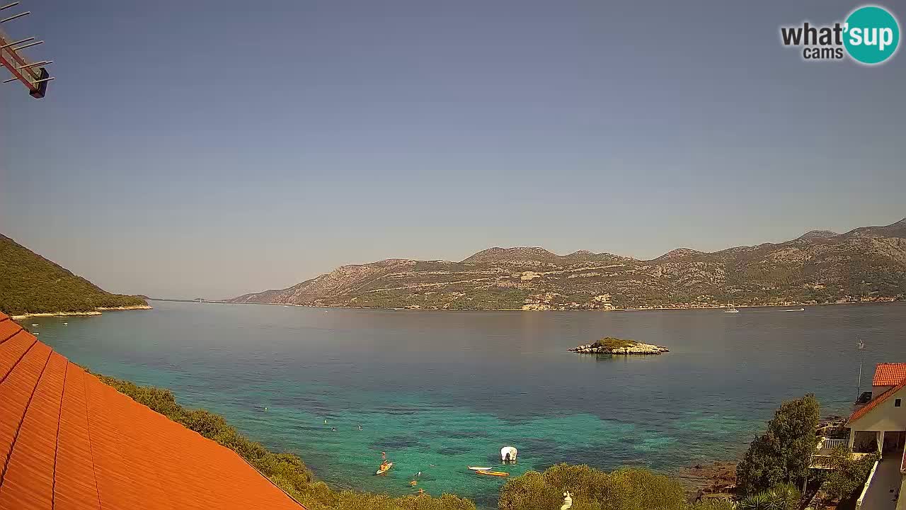Korčula webcam en direct – Tri Žala Pelješac