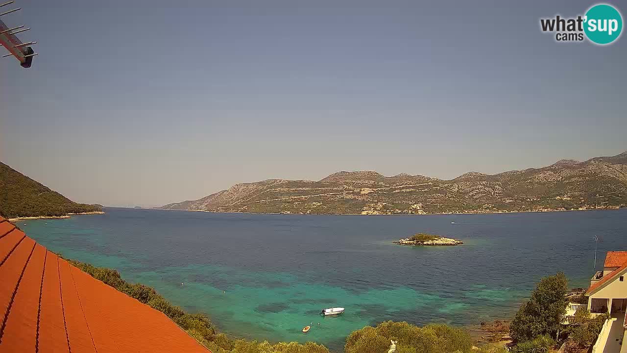 Live Korčula webcam – Tri Žala