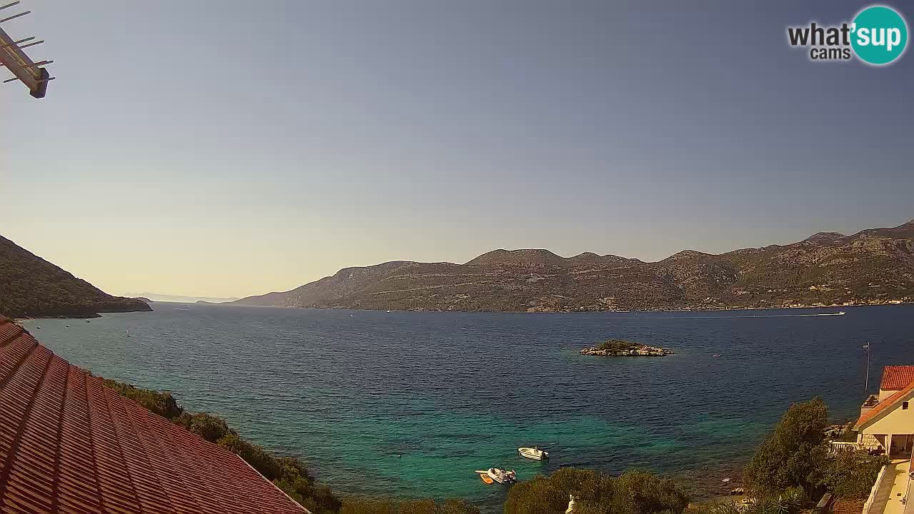 Korčula webcam en direct – Tri Žala Pelješac