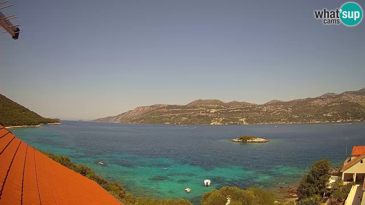 Live-Webcam Korčula Tri Žala – Pelješac