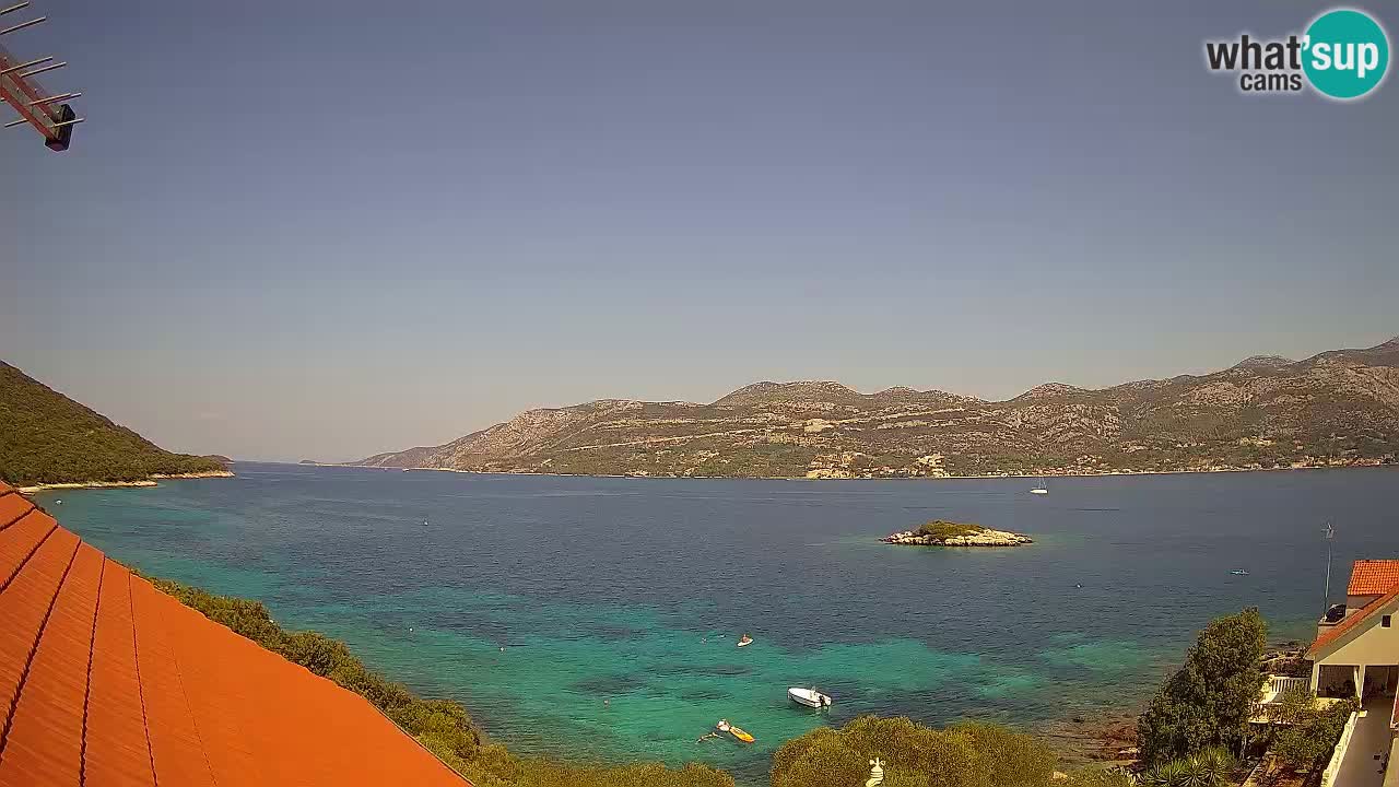 Korčula webcam en direct – Tri Žala Pelješac
