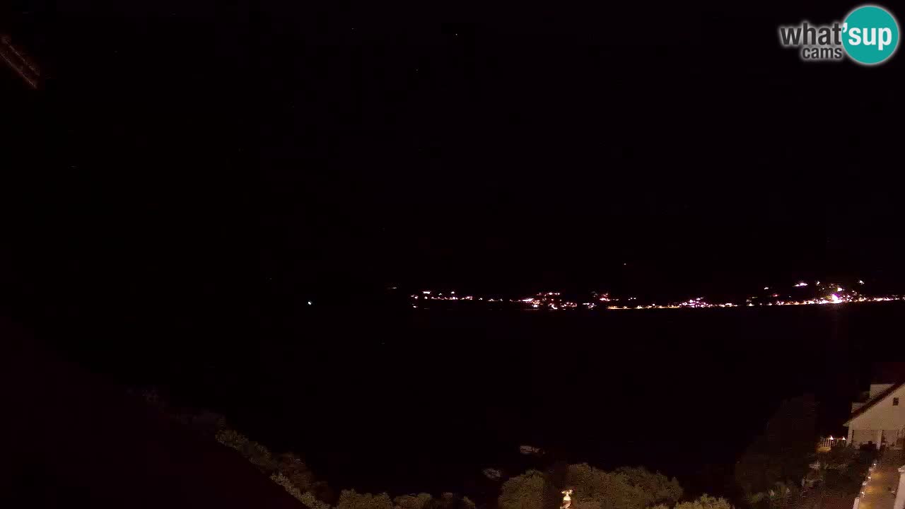 Korčula live webcam – Tri Žala panorama verso Pelješac