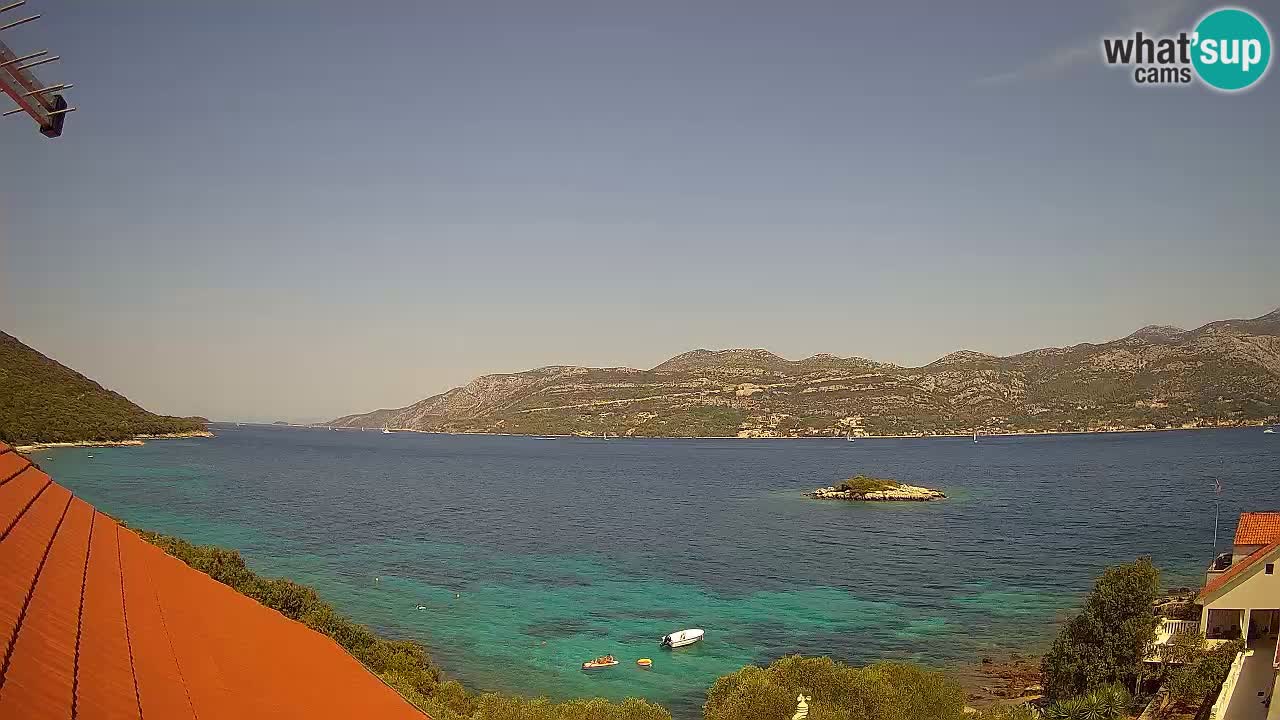 Live Korčula webcam – Tri Žala