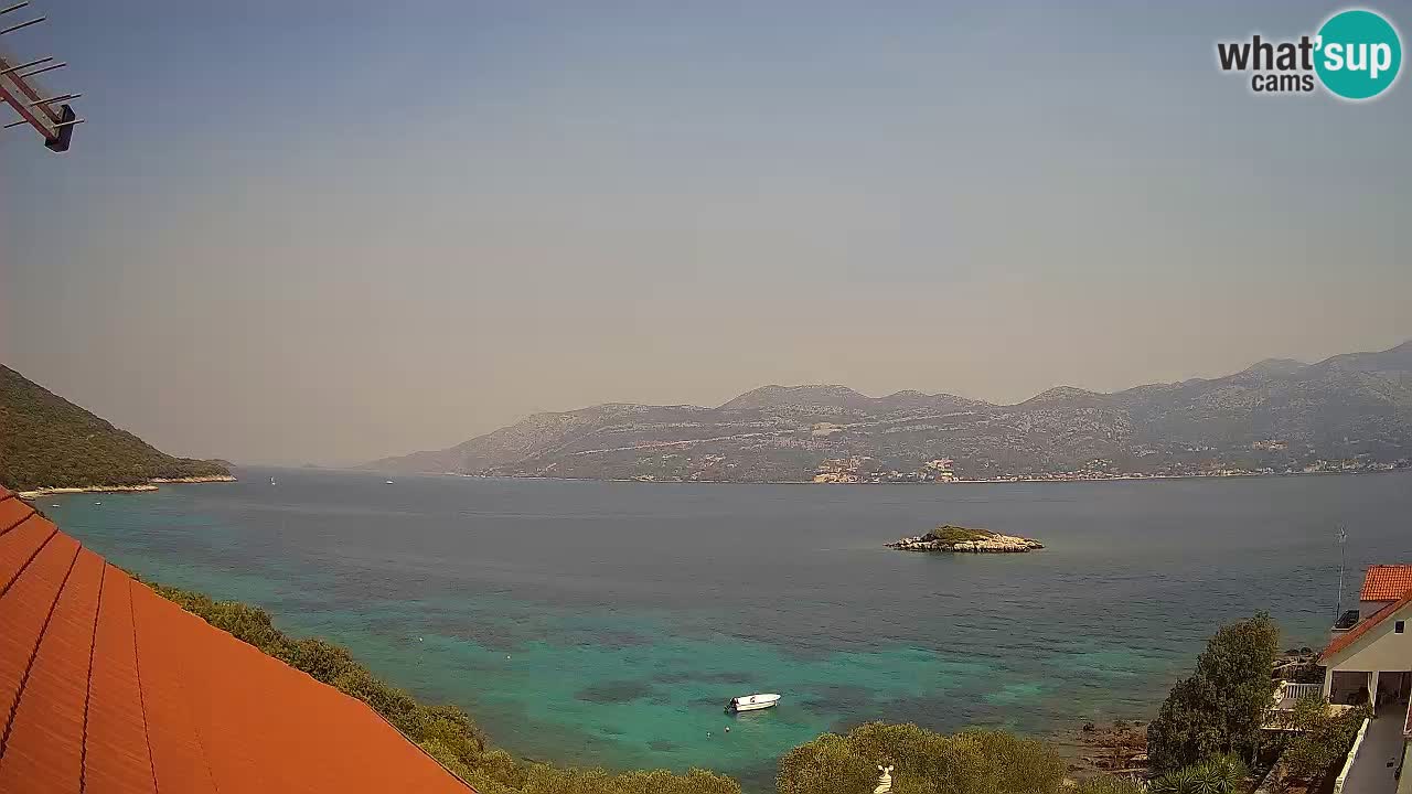Live-Webcam Korčula Tri Žala – Pelješac