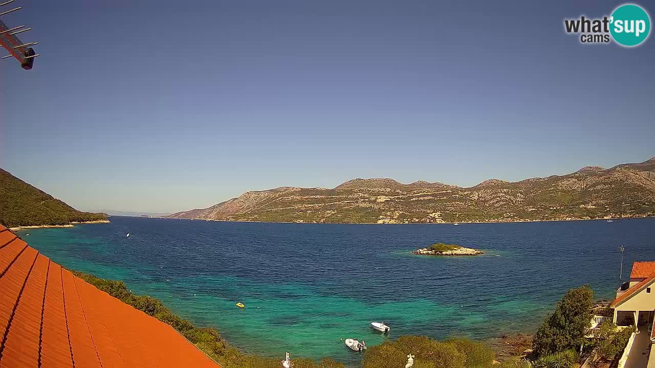 Live-Webcam Korčula Tri Žala – Pelješac