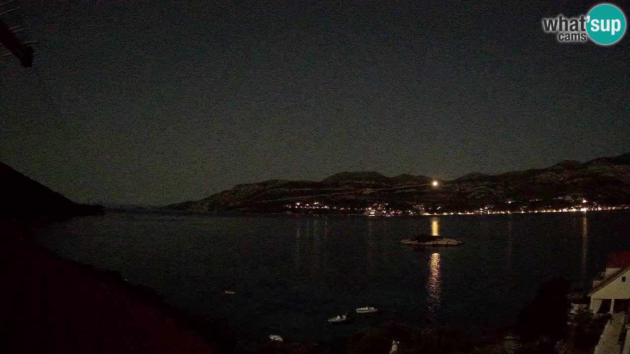 Korčula webcam en direct – Tri Žala Pelješac