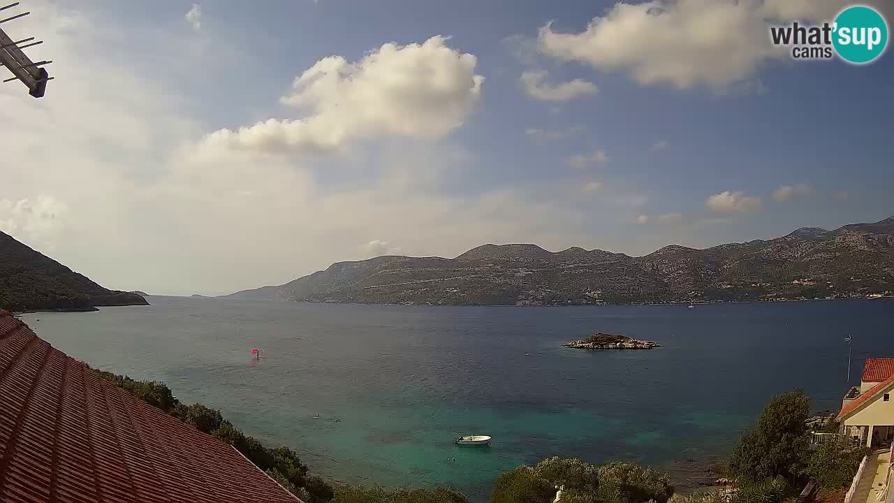 Live-Webcam Korčula Tri Žala – Pelješac