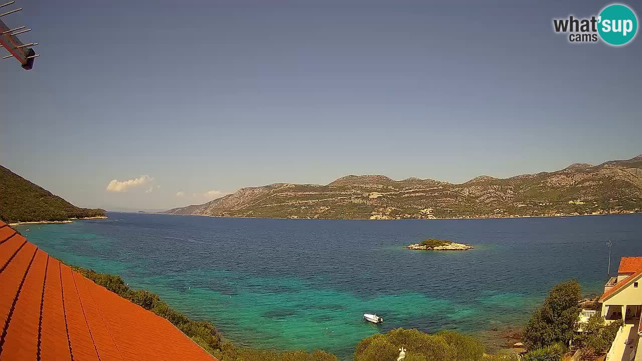 Korčula webcam en direct – Tri Žala Pelješac