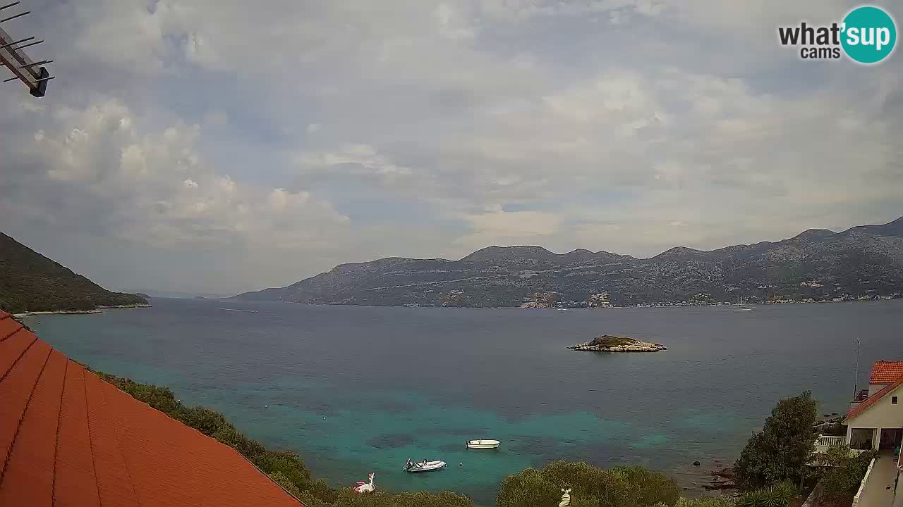 Korčula webcam en direct – Tri Žala Pelješac