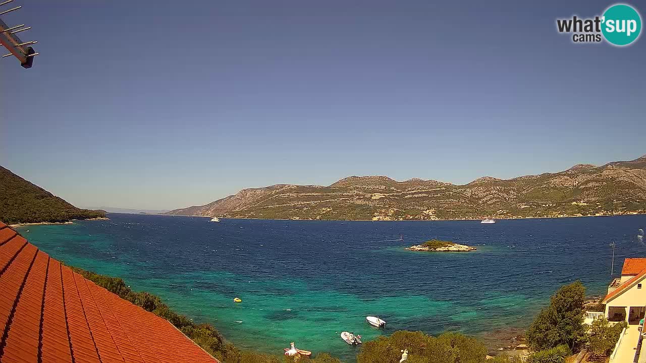 Live-Webcam Korčula Tri Žala – Pelješac