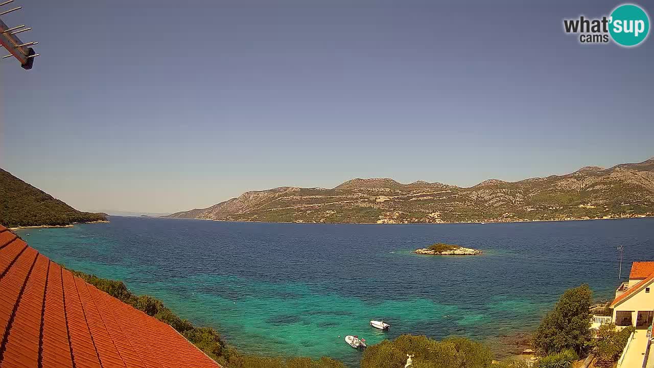 Live Korčula webcam – Tri Žala