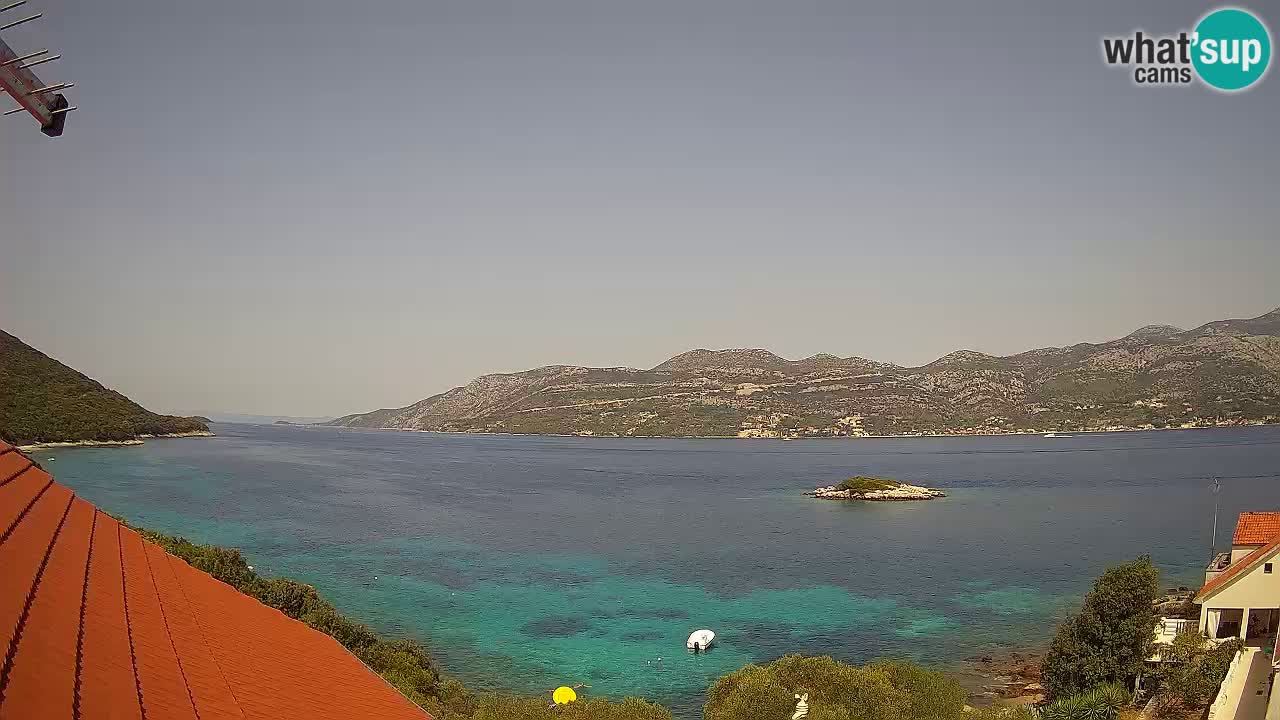 Live Korčula webcam – Tri Žala