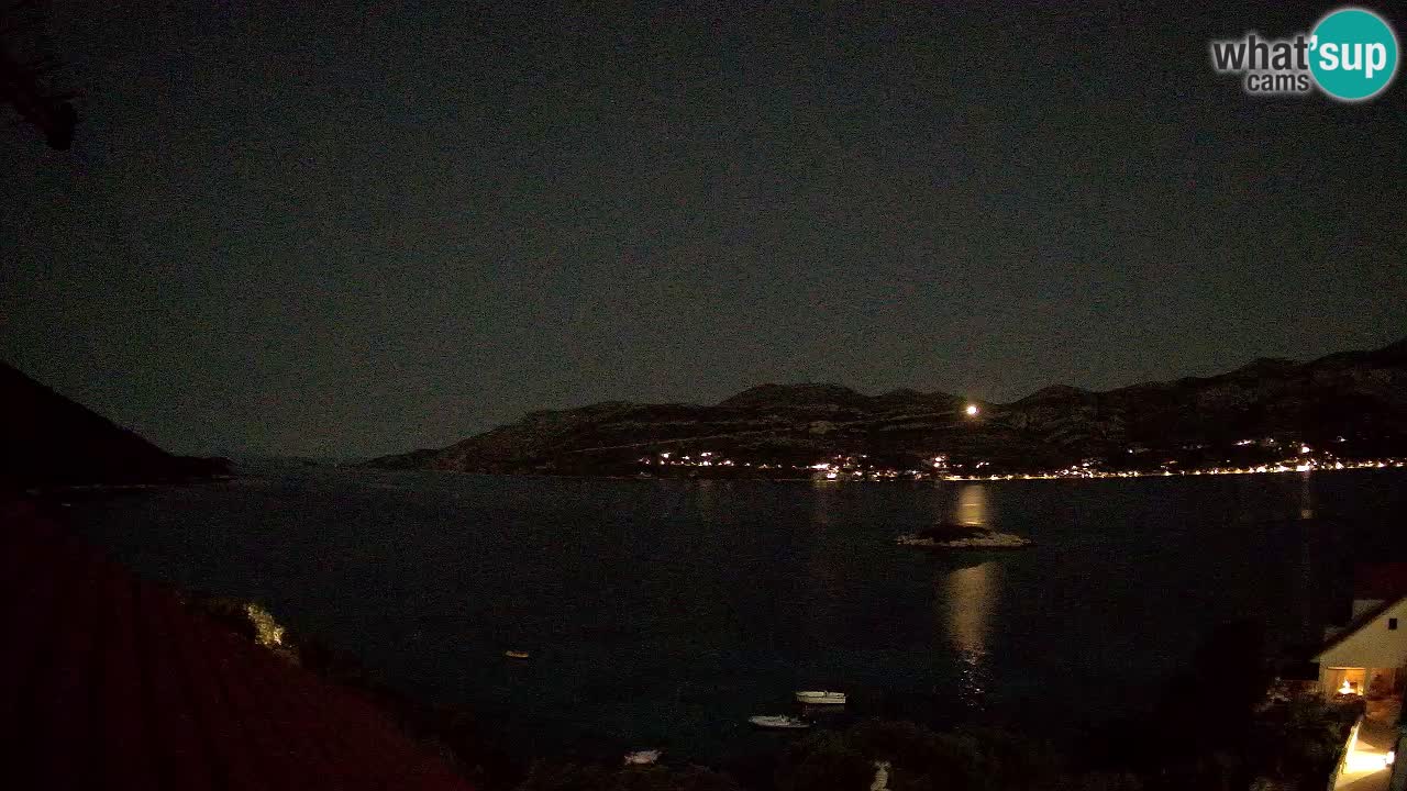 Korčula webcam en direct – Tri Žala Pelješac