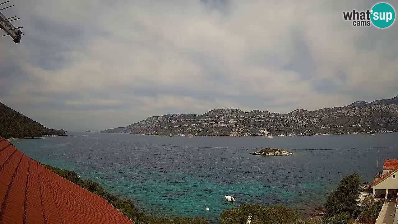 Live Korčula webcam – Tri Žala