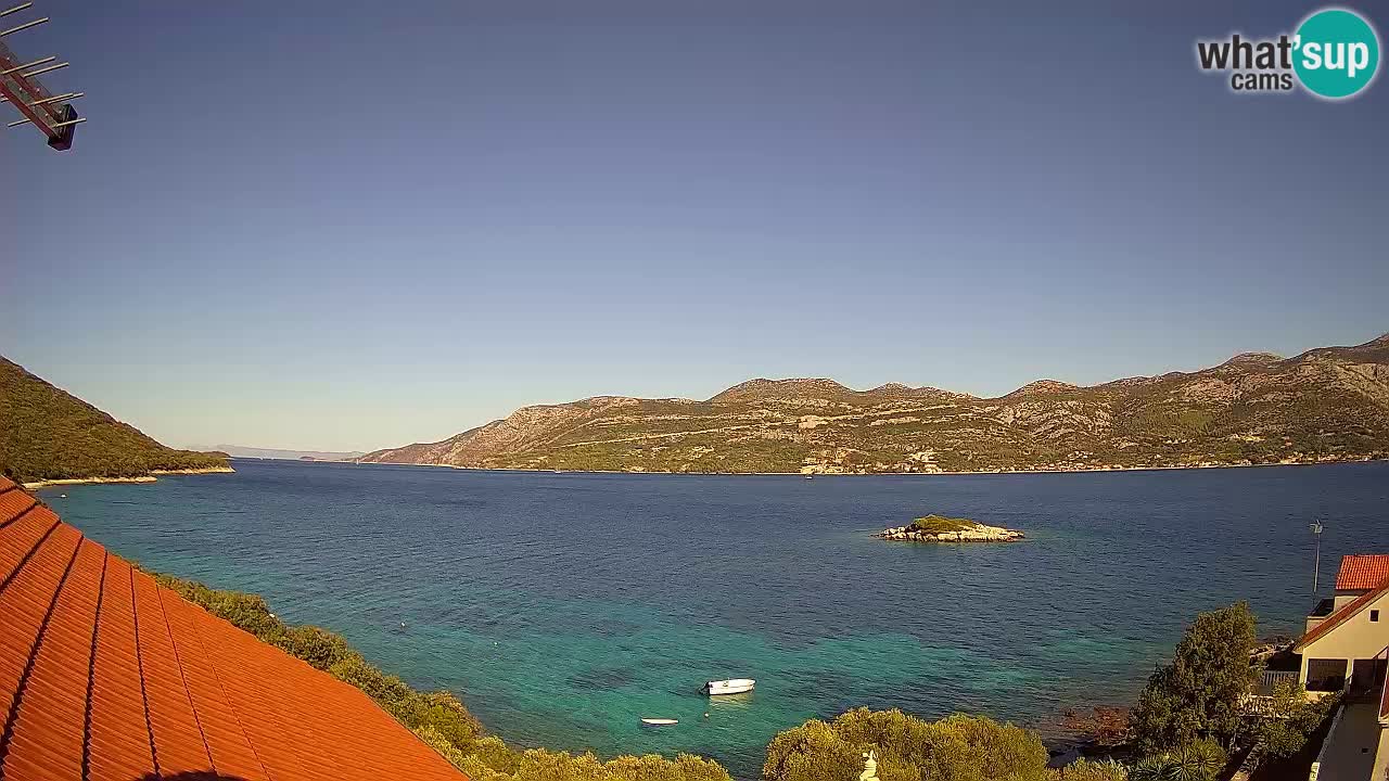 Live Korčula webcam – Tri Žala