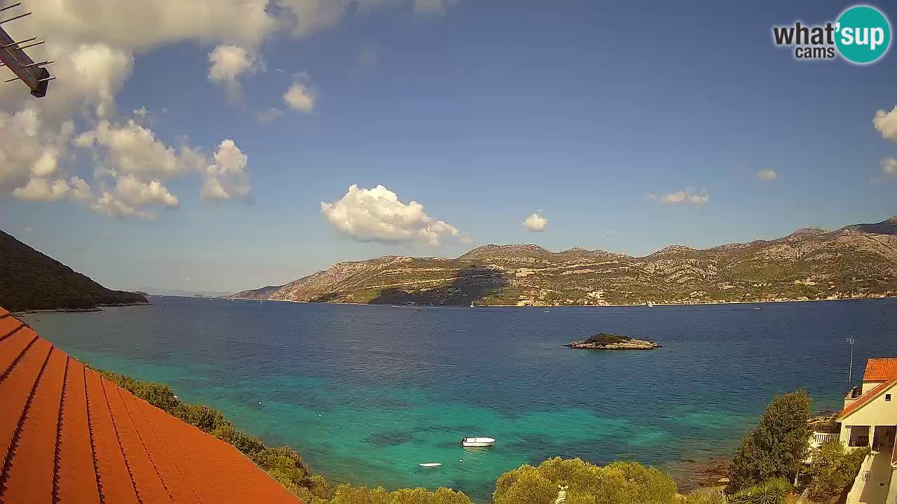 Live Korčula webcam – Tri Žala