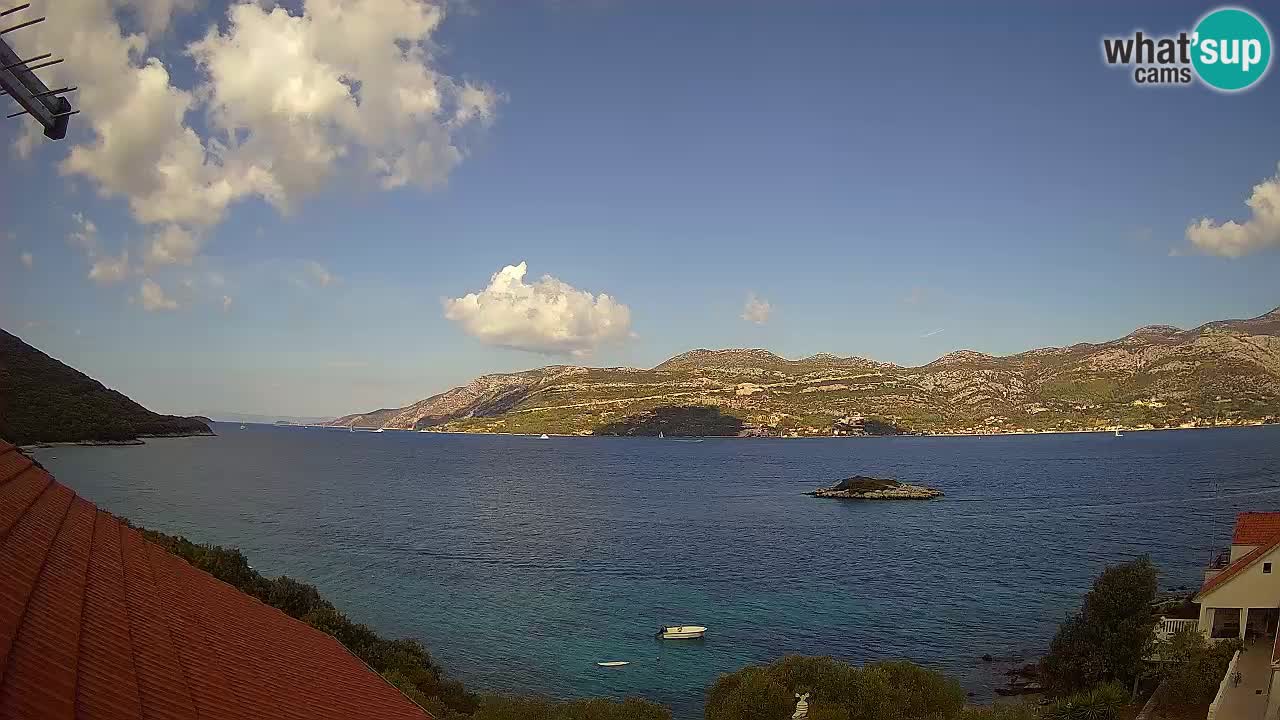 Live-Webcam Korčula Tri Žala – Pelješac