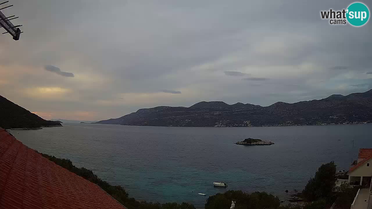 Live Korčula webcam – Tri Žala