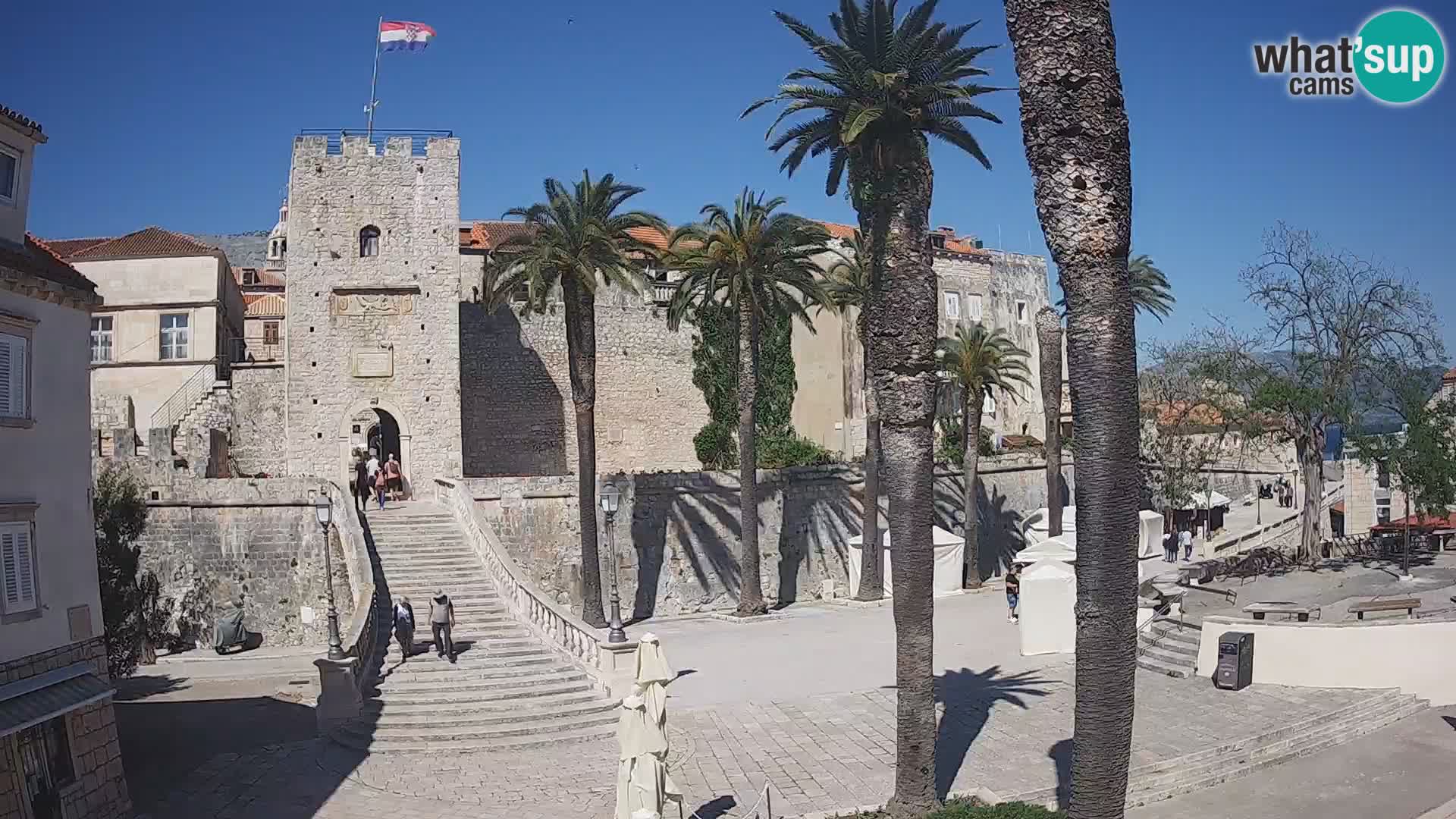 Korčula LIVE Webcam – Big Revelin Tower – Dalmatia – Croatia