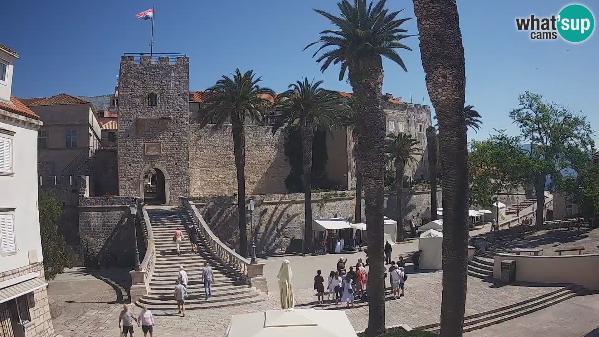 Korčula LIVE Webcam – Big Revelin Tower – Dalmatia – Croatia