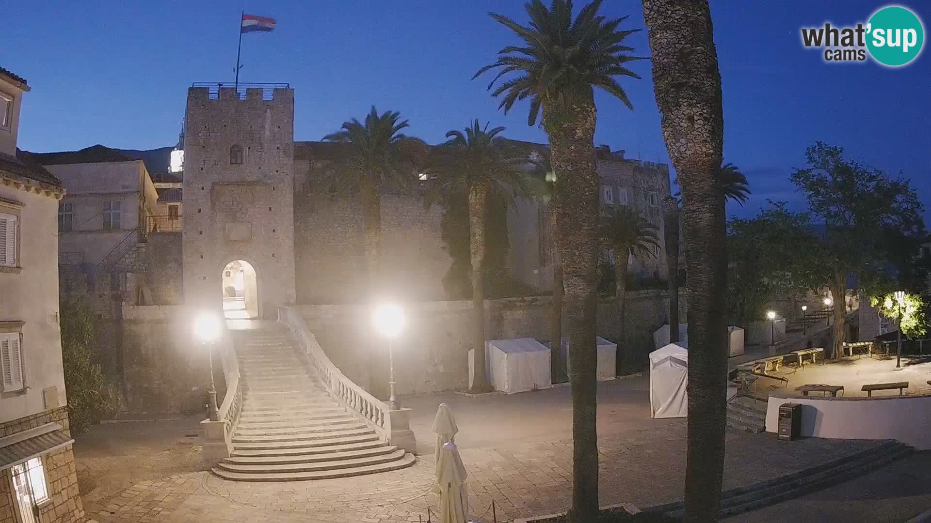 Korčula LIVE Webcam – Big Revelin Tower – Dalmatia – Croatia