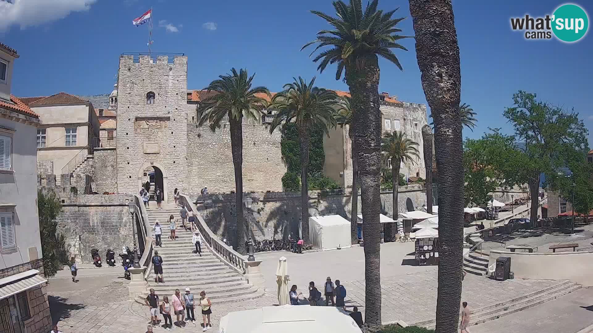 Korčula LIVE Webcam – Big Revelin Tower – Dalmatia – Croatia
