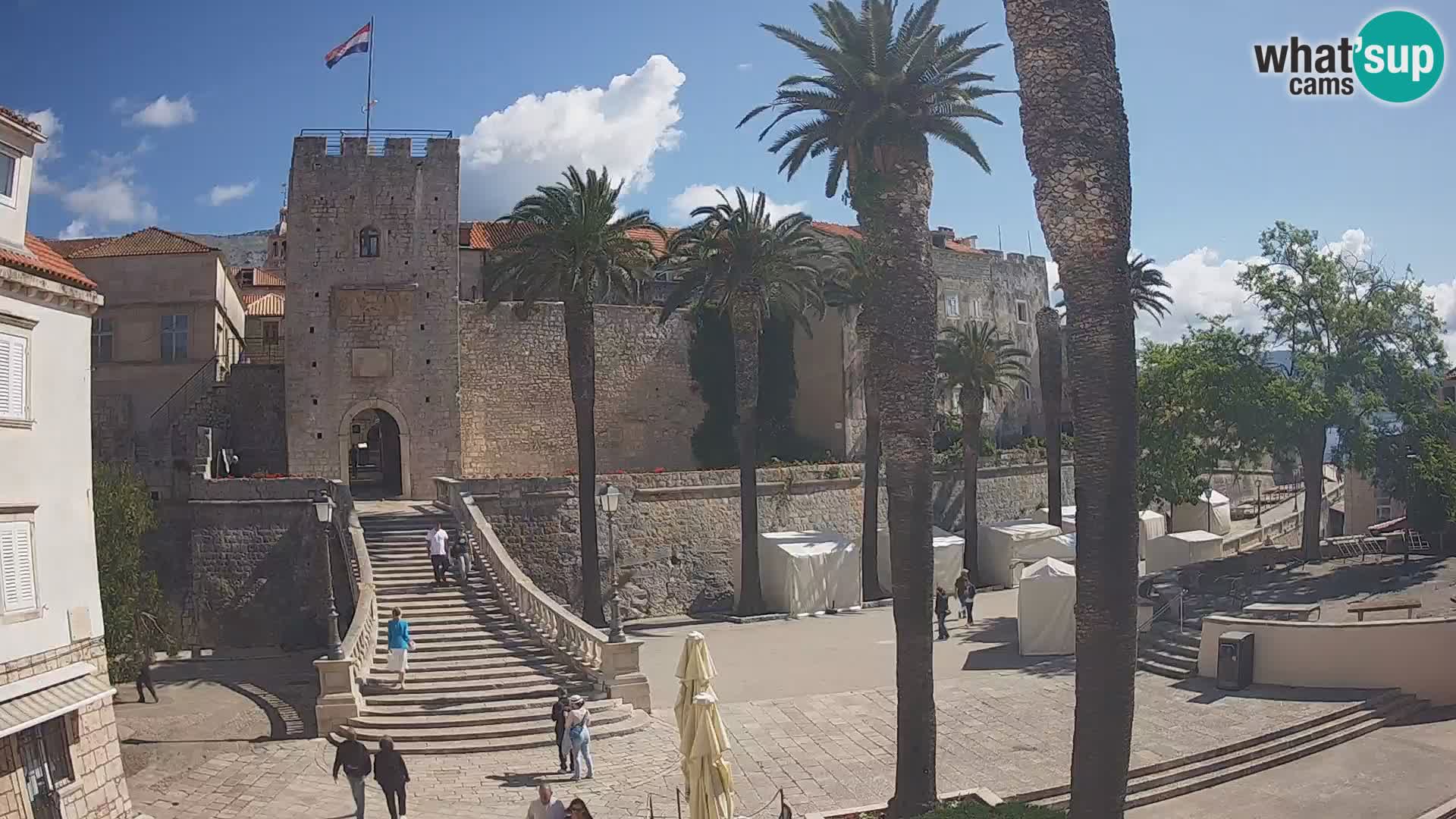 Korčula LIVE Webcam – Big Revelin Tower – Dalmatia – Croatia