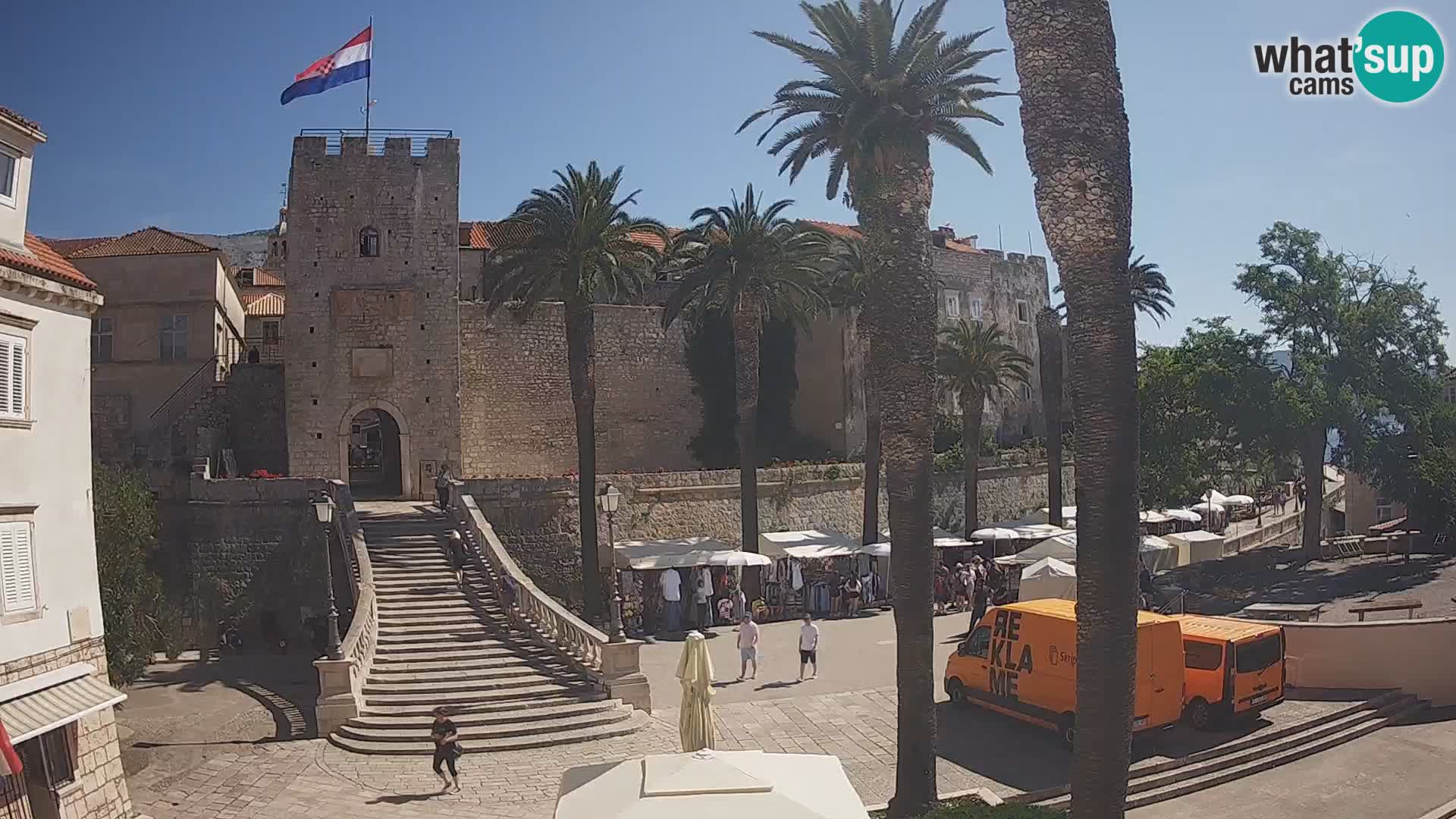 Korčula LIVE Webcam – Big Revelin Tower – Dalmatia – Croatia