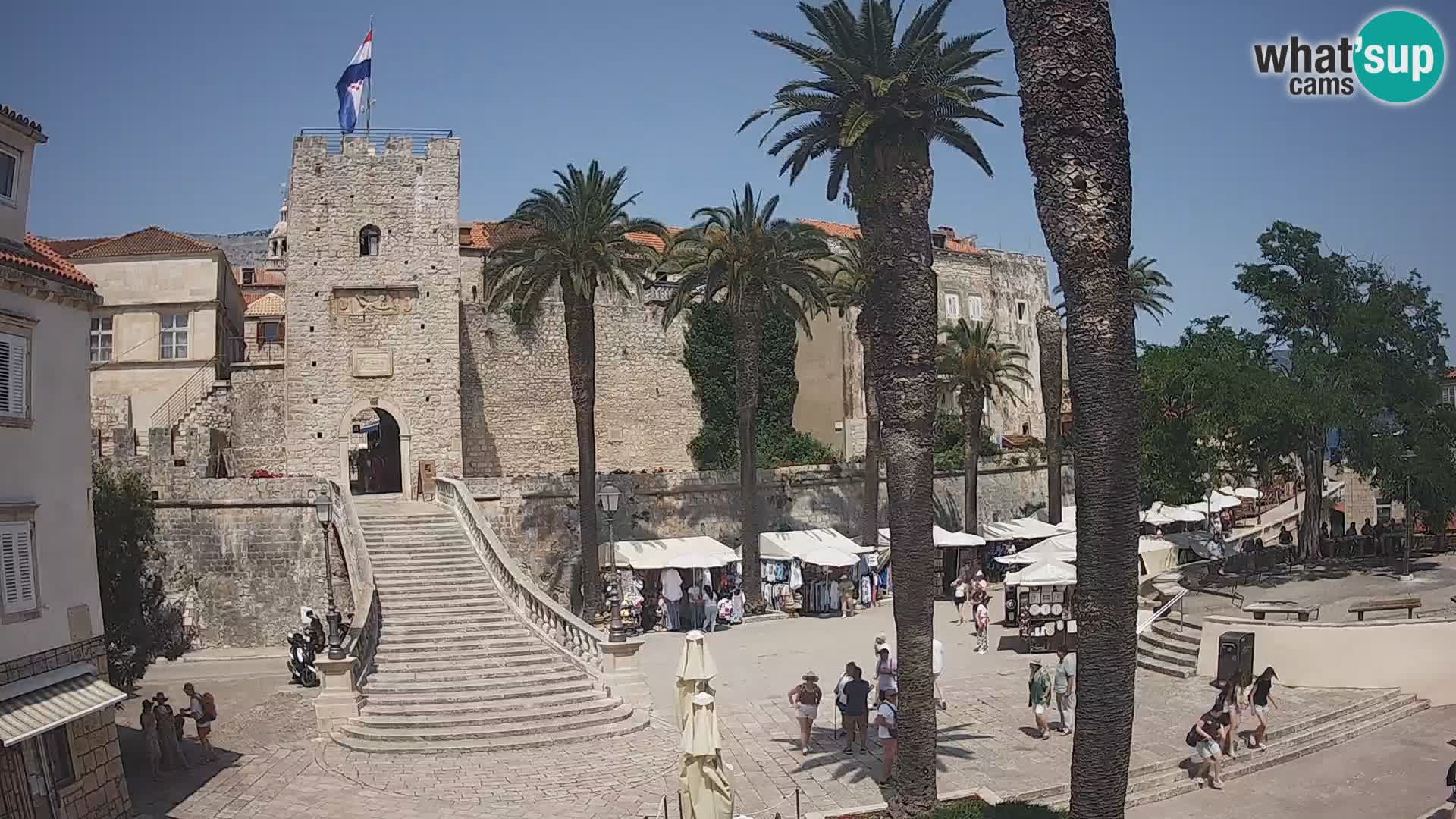 Korčula LIVE Webcam – Big Revelin Tower – Dalmatia – Croatia