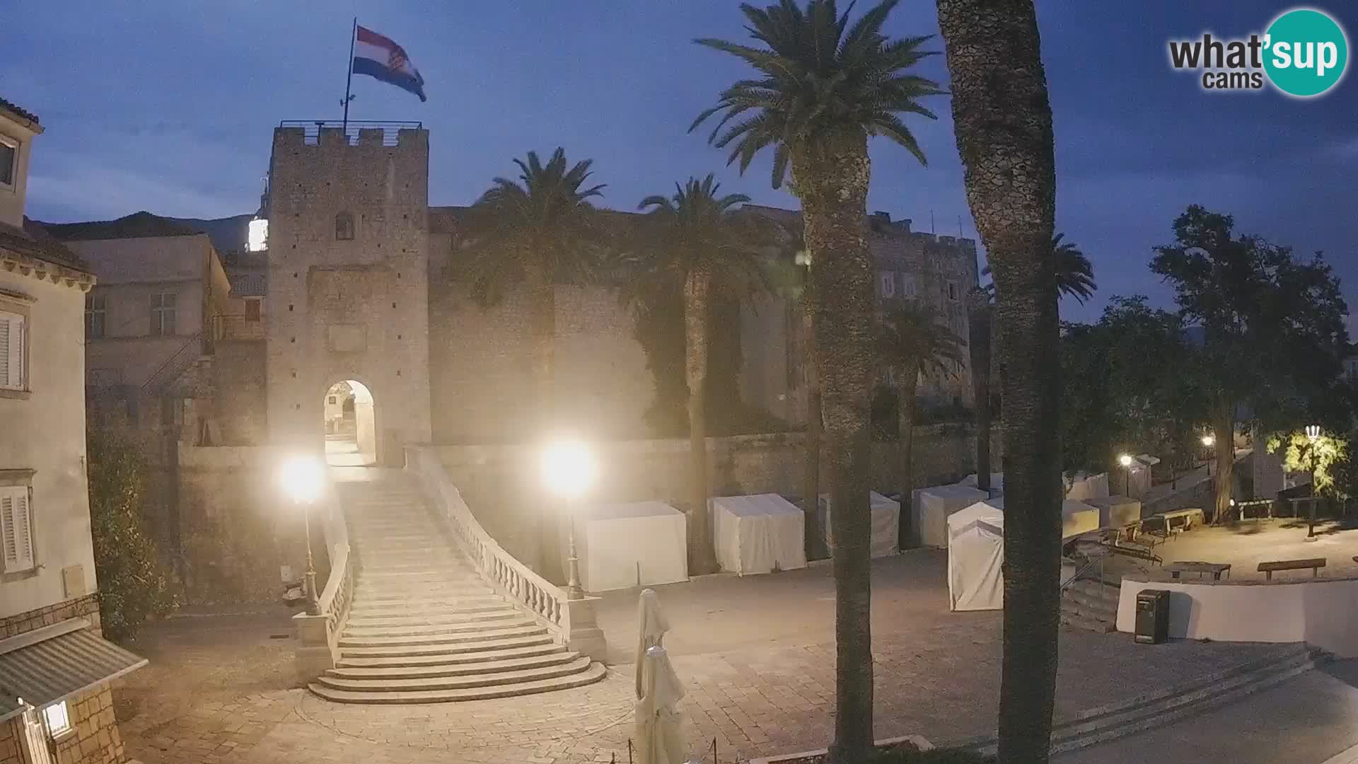 Korčula LIVE Webcam – Big Revelin Tower – Dalmatia – Croatia