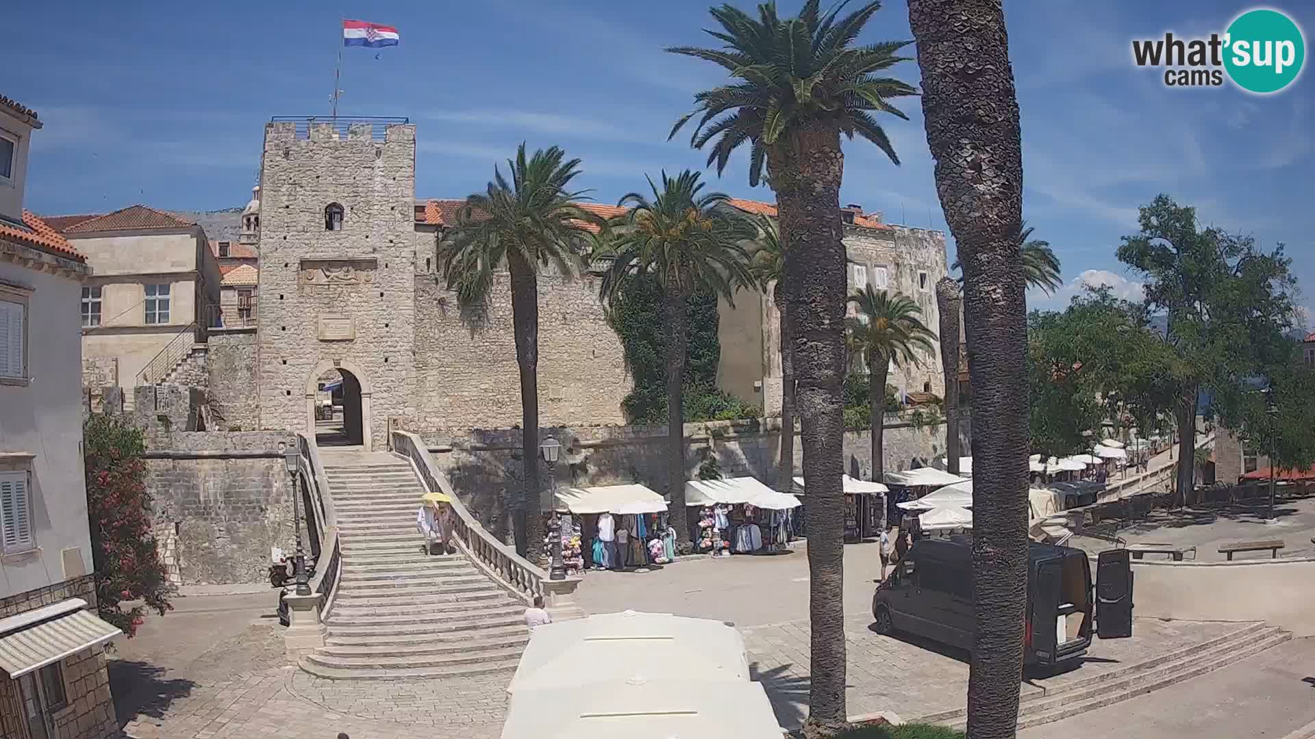 Korčula LIVE Webcam – Big Revelin Tower – Dalmatia – Croatia