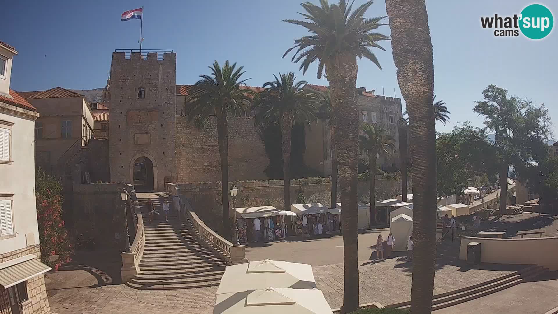 Korčula LIVE Webcam – Big Revelin Tower – Dalmatia – Croatia