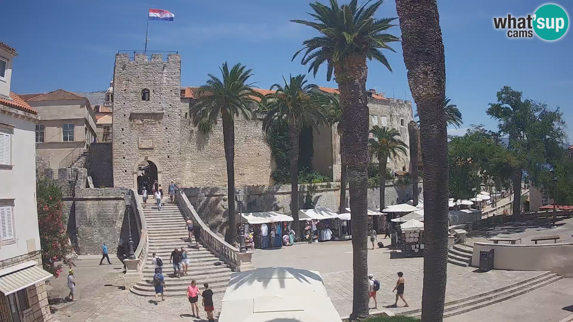 Korčula LIVE Webcam – Big Revelin Tower – Dalmatia – Croatia