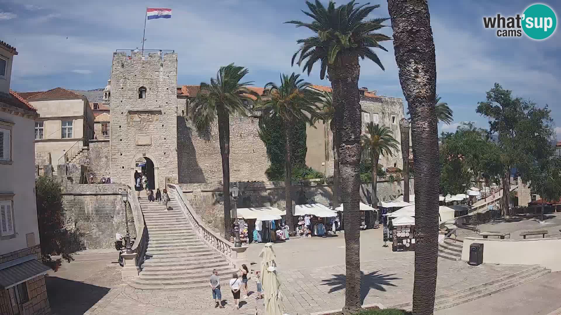 Korčula LIVE Webcam – Big Revelin Tower – Dalmatia – Croatia