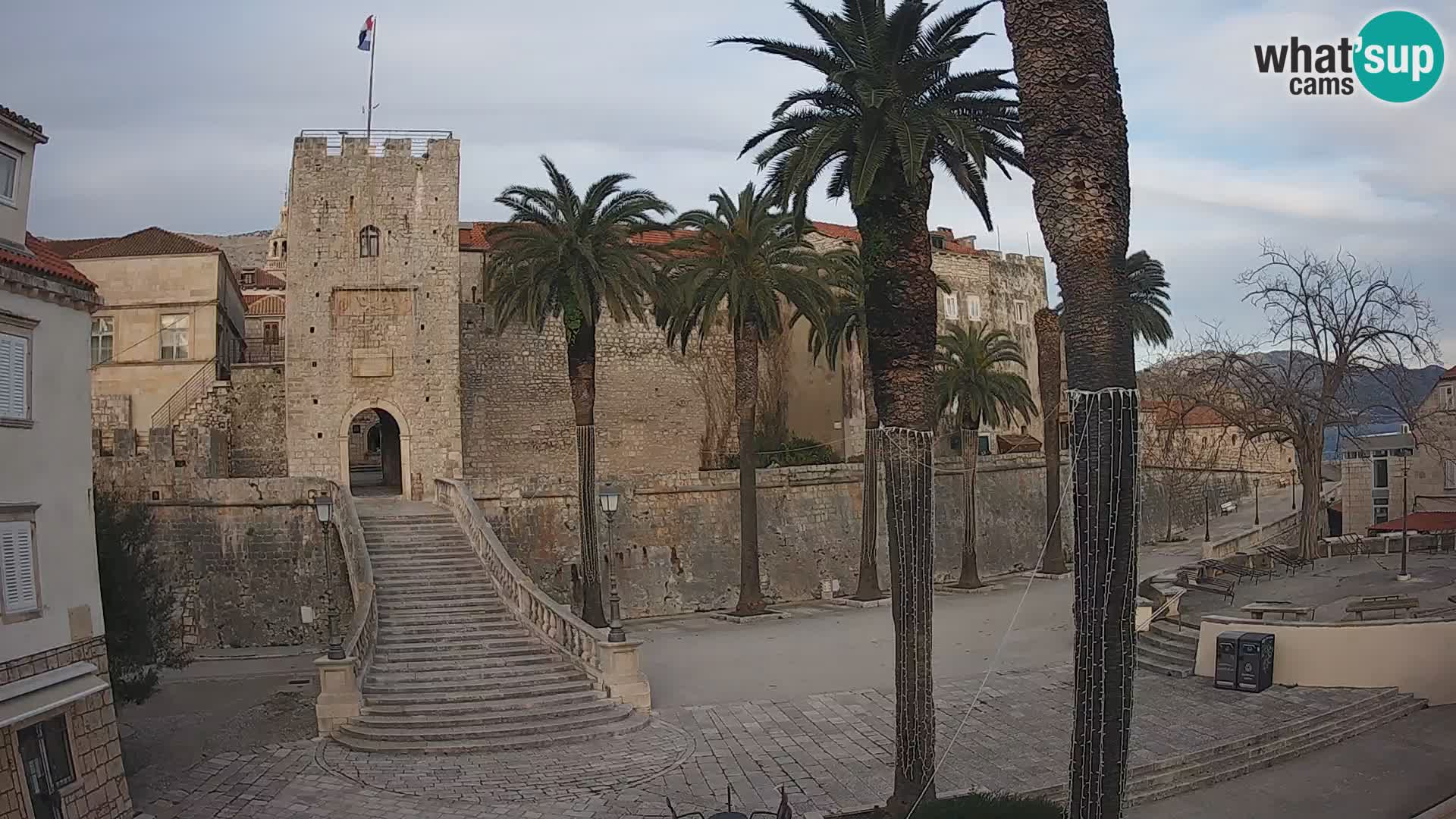 Korčula LIVE Webcam – Big Revelin Tower – Dalmatia – Croatia