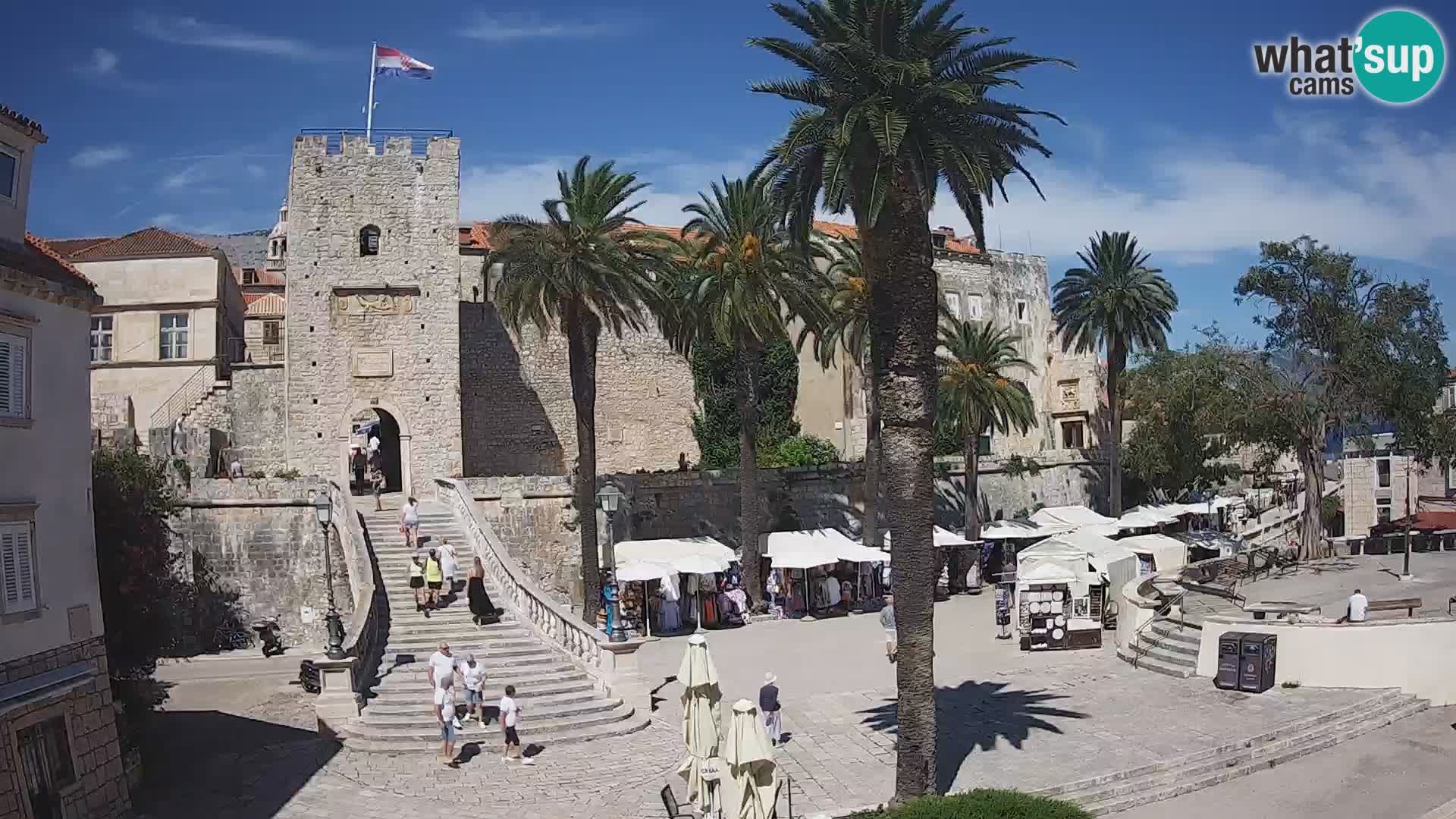 Korčula LIVE Webcam – Big Revelin Tower – Dalmatia – Croatia
