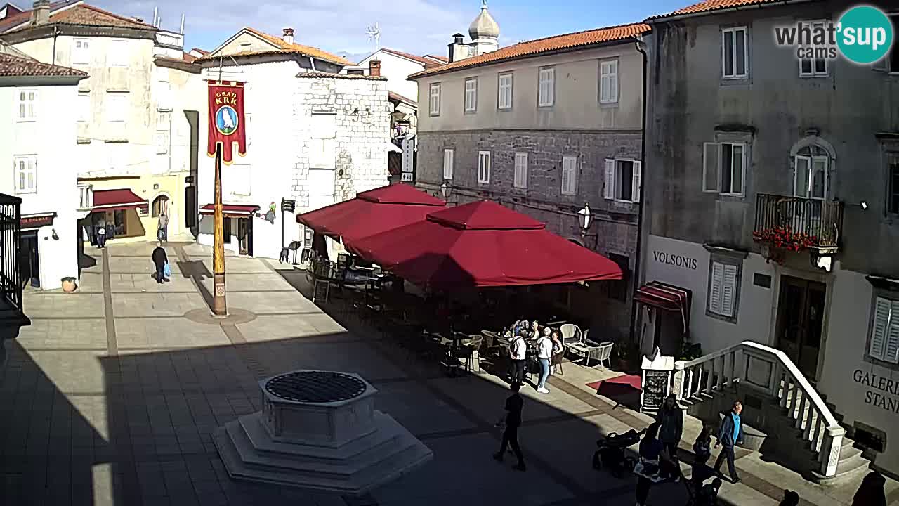 Krk webcam – Vela Placa