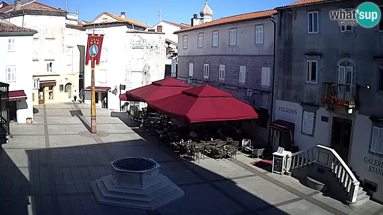 Krk webcam – Vela Placa