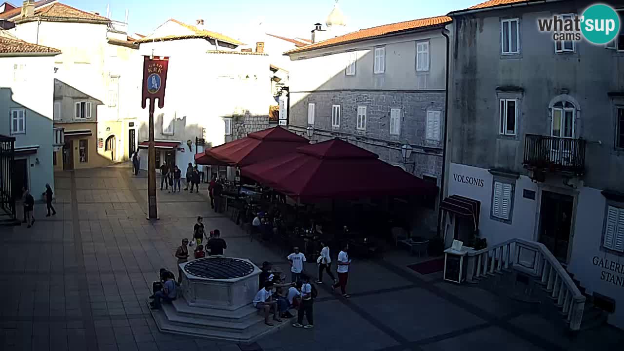 Krk webcam – Vela Placa