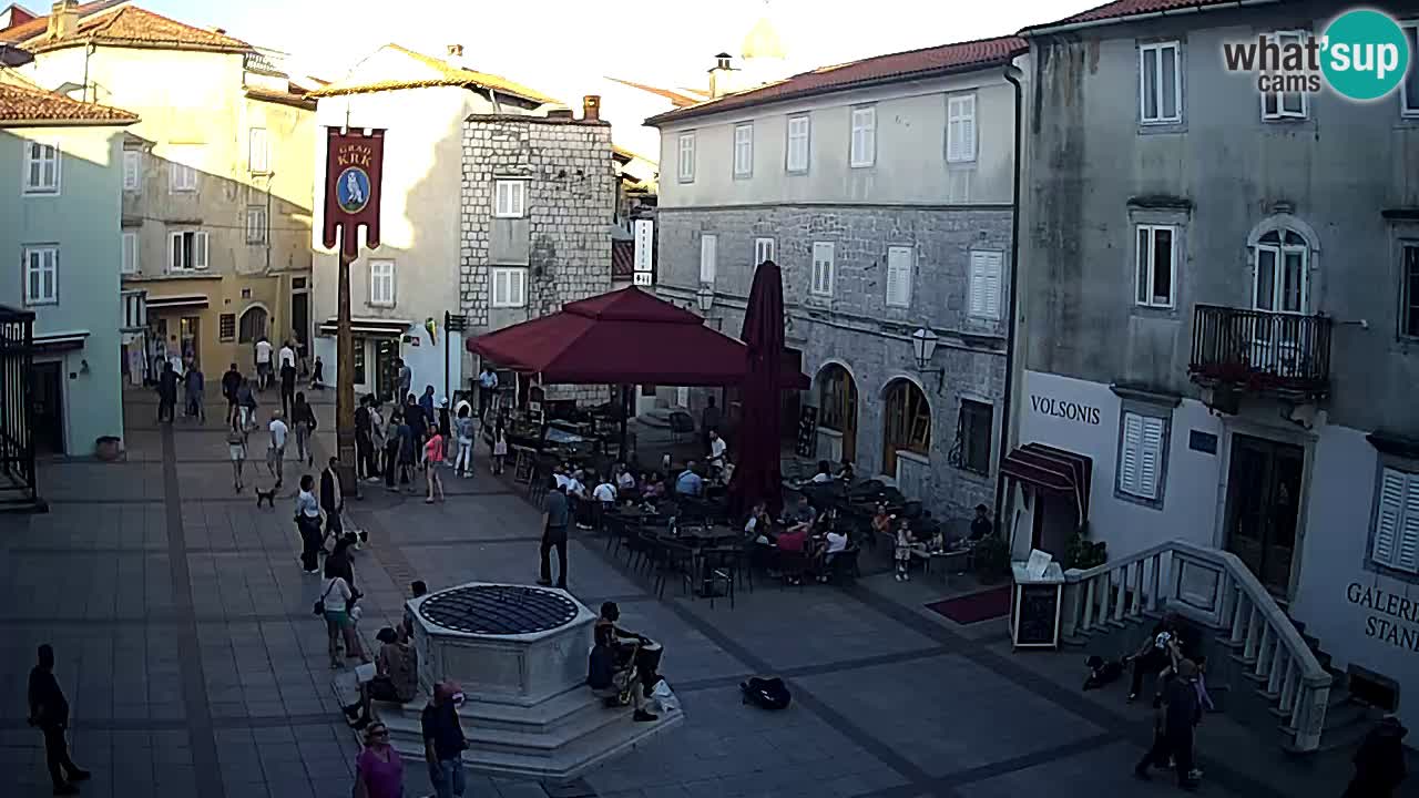 Krk webcam – Vela Placa