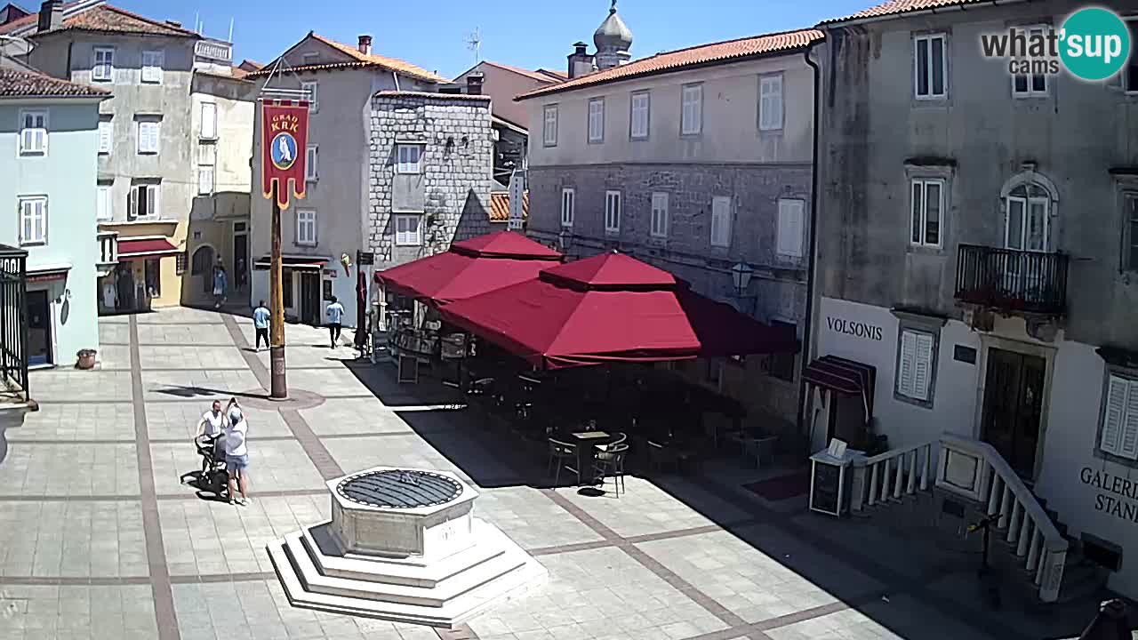 Krk webcam – Vela Placa