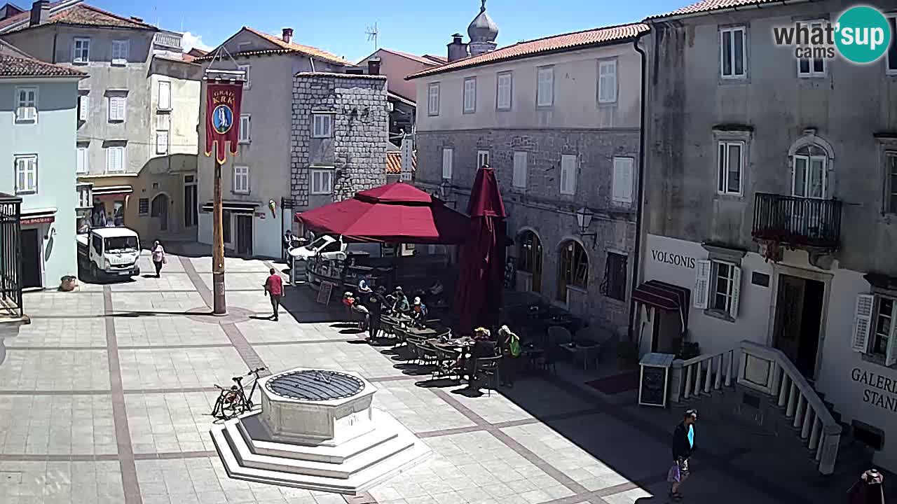 Krk webcam – Vela Placa
