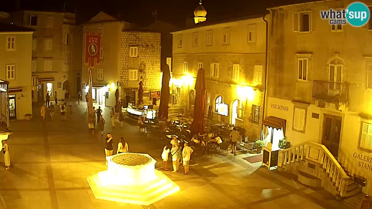 Krk webcam – Vela Placa