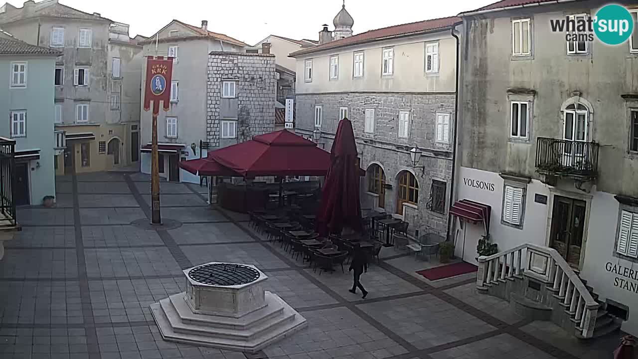 Krk webcam – Vela Placa