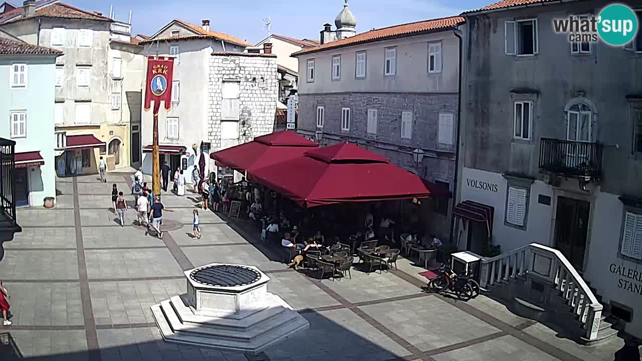 Krk webcam – Vela Placa