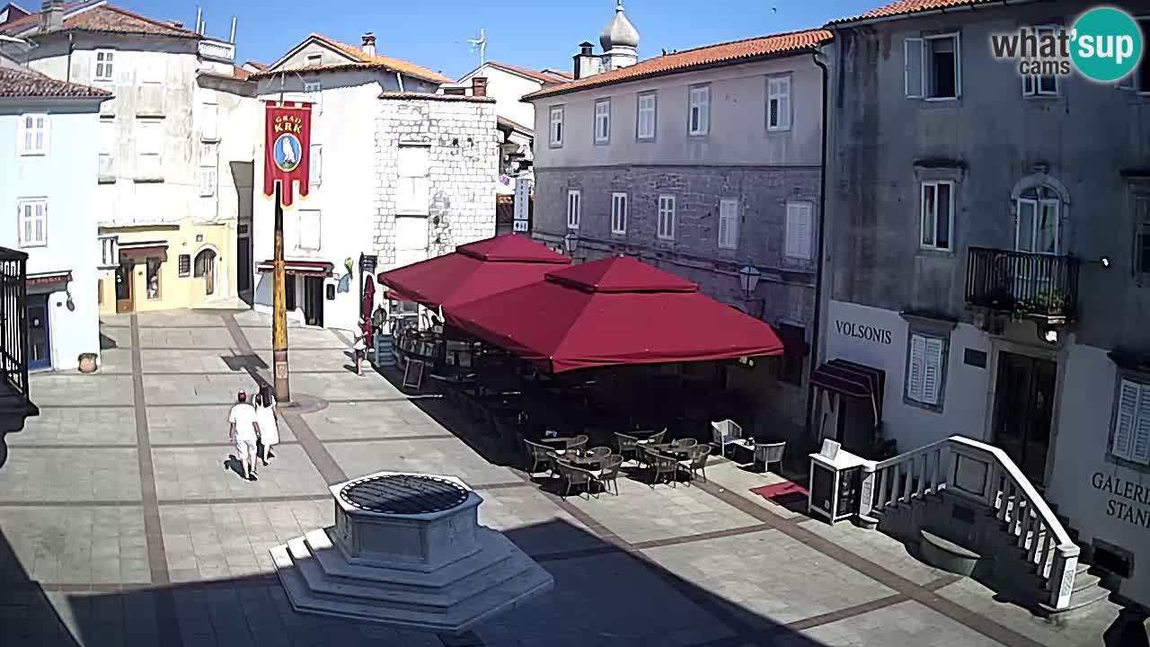 Krk webcam – Vela Placa
