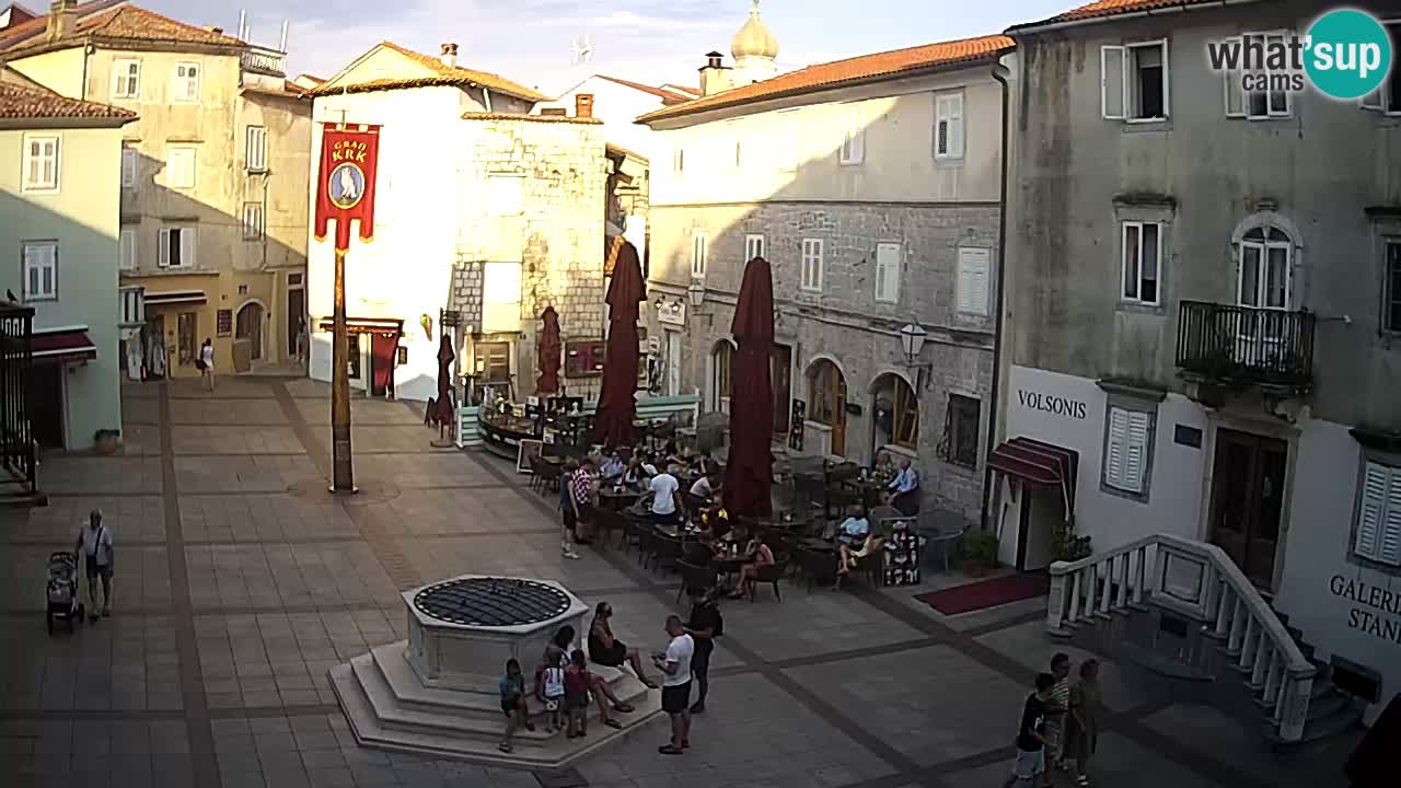 Krk webcam – Vela Placa