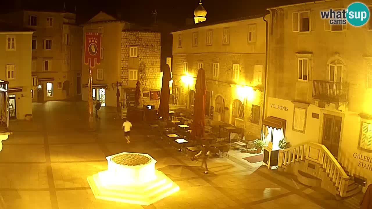 Krk webcam – Vela Placa