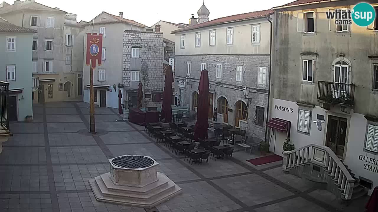 Krk webcam – Vela Placa