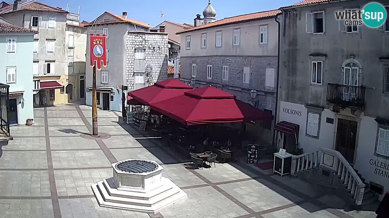 Krk webcam – Vela Placa